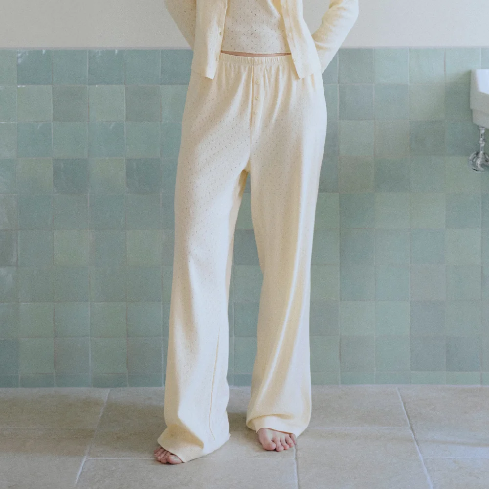 HAILEY COTTON PANTS (VANILLA)