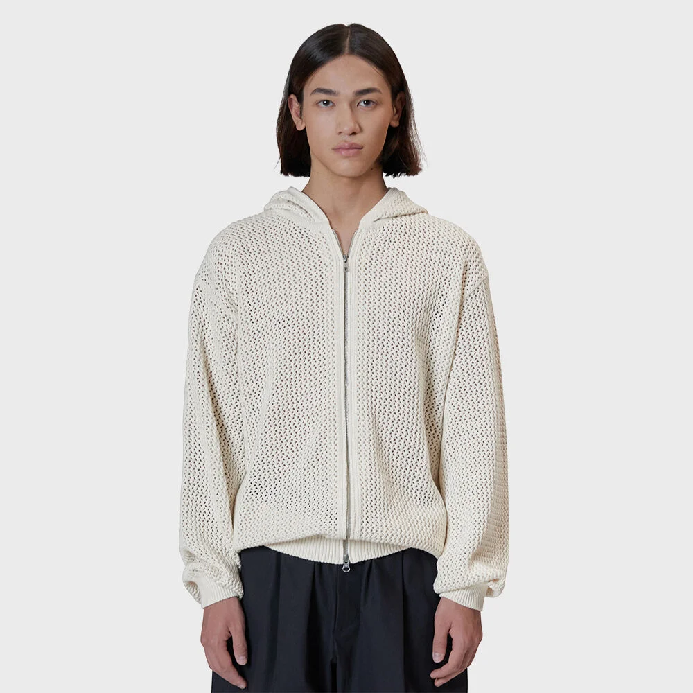 RESORT HOOD ZIP UP(IVORY)