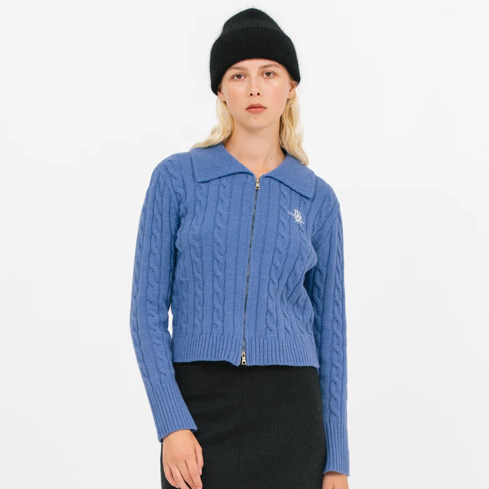 JK 2-way zip-up cardigan_blue