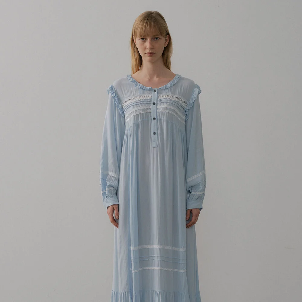 (W) Classic Neglige Maya Blue