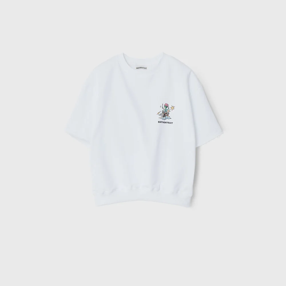 THE GRATEFUL CAMP HALF SWEAT SHIRT (WHITE)