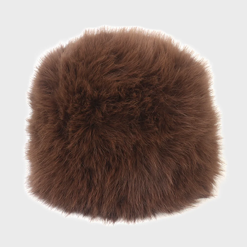 Eskimo Fur Brown Bucket Hat 毛皮漁夫帽