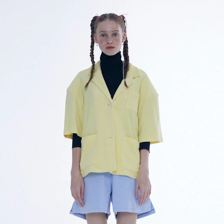 TERRY JACKET_yellow