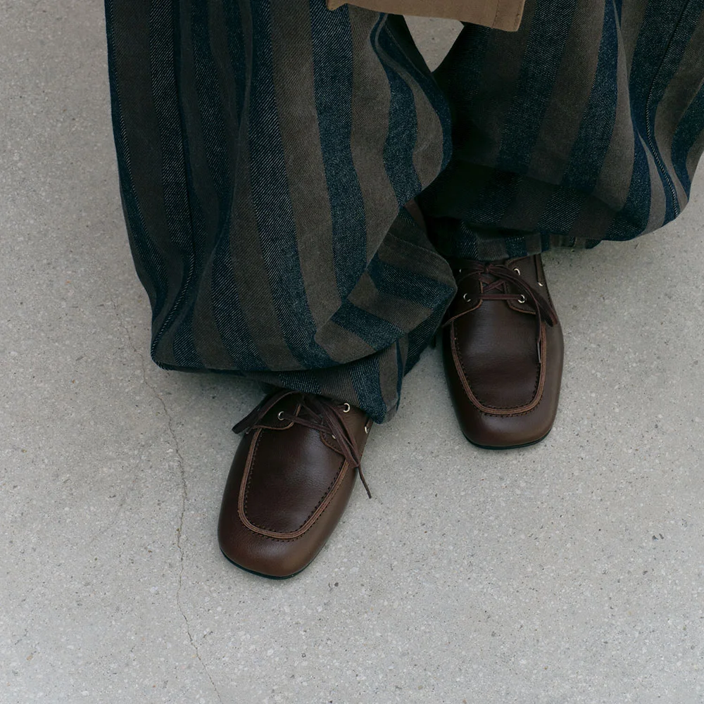 Rento Boat Shoes(Brown)
