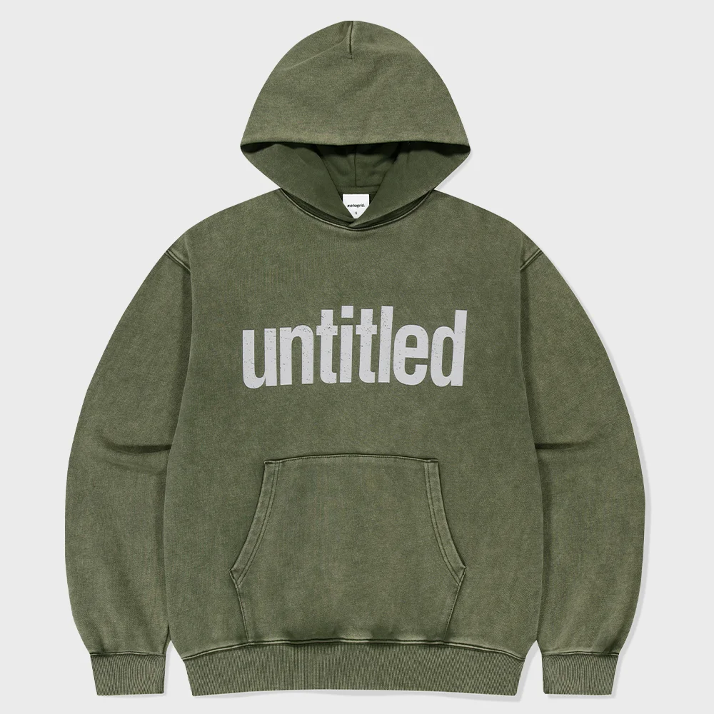 FADED UNTITLED HOODIE KHAKI(MG2FFMM410A)