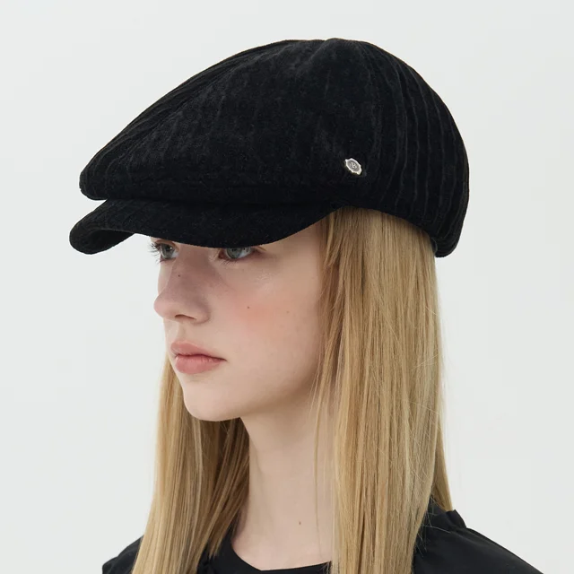 Donald - Textured Velvet Black