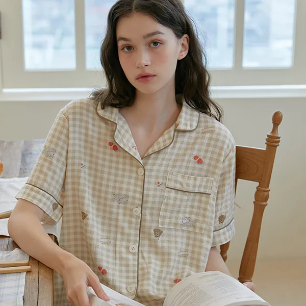Teddy Cookie Priv 睡衣套裝 通用