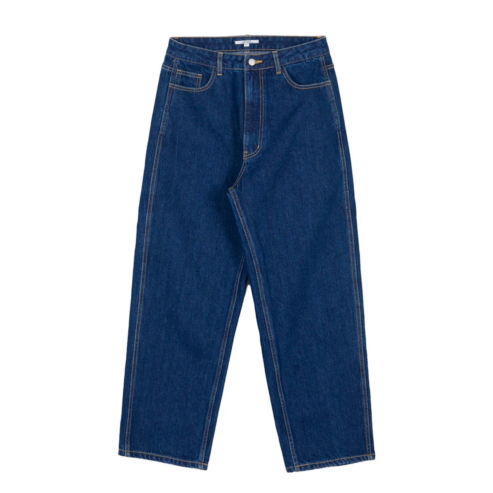 WIDE DENIM PANTS ONE-WASHED