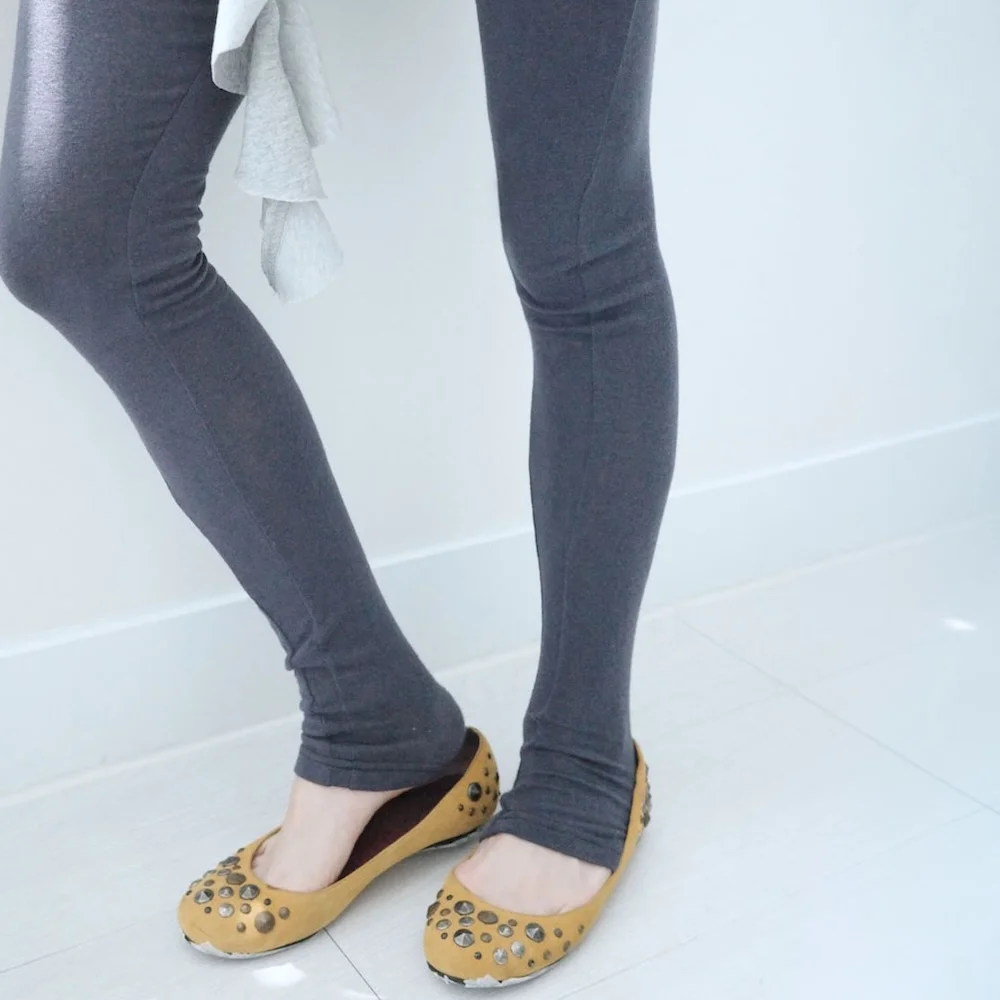 Soft Line Leggings (Purple Navy)