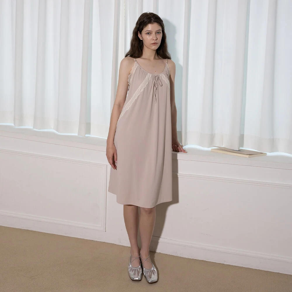 MJ_Ribbon lace pajama_3color
