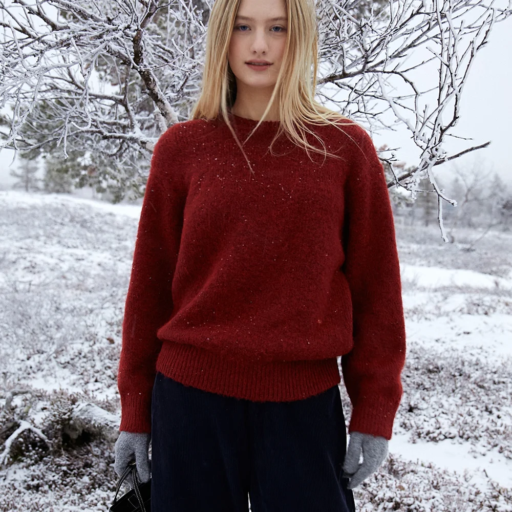STEADY ROUND KNIT (RED)