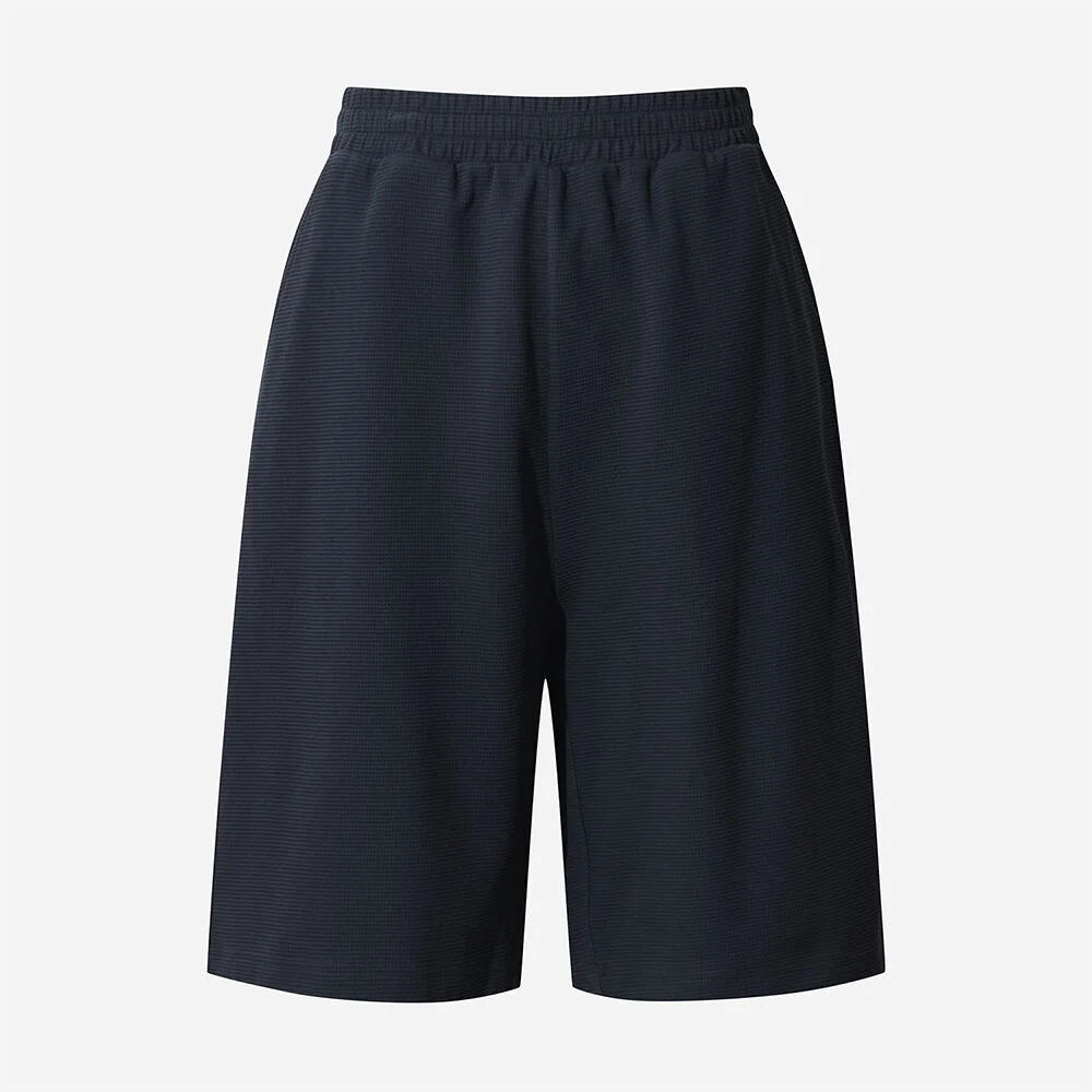 網格 華夫格 百慕達 短褲(CHARCOAL GREY)