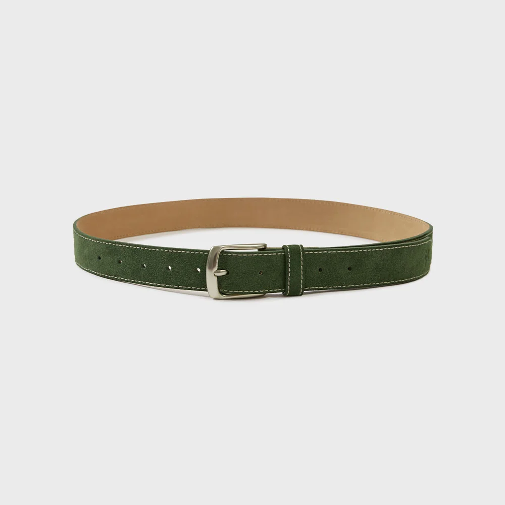 STITCH SUEDE BELT (GREEN)