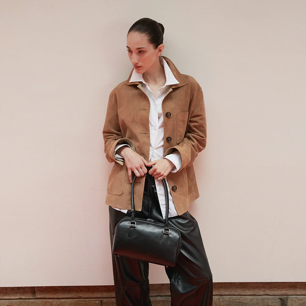 Suede Atelier Jacket_Beige