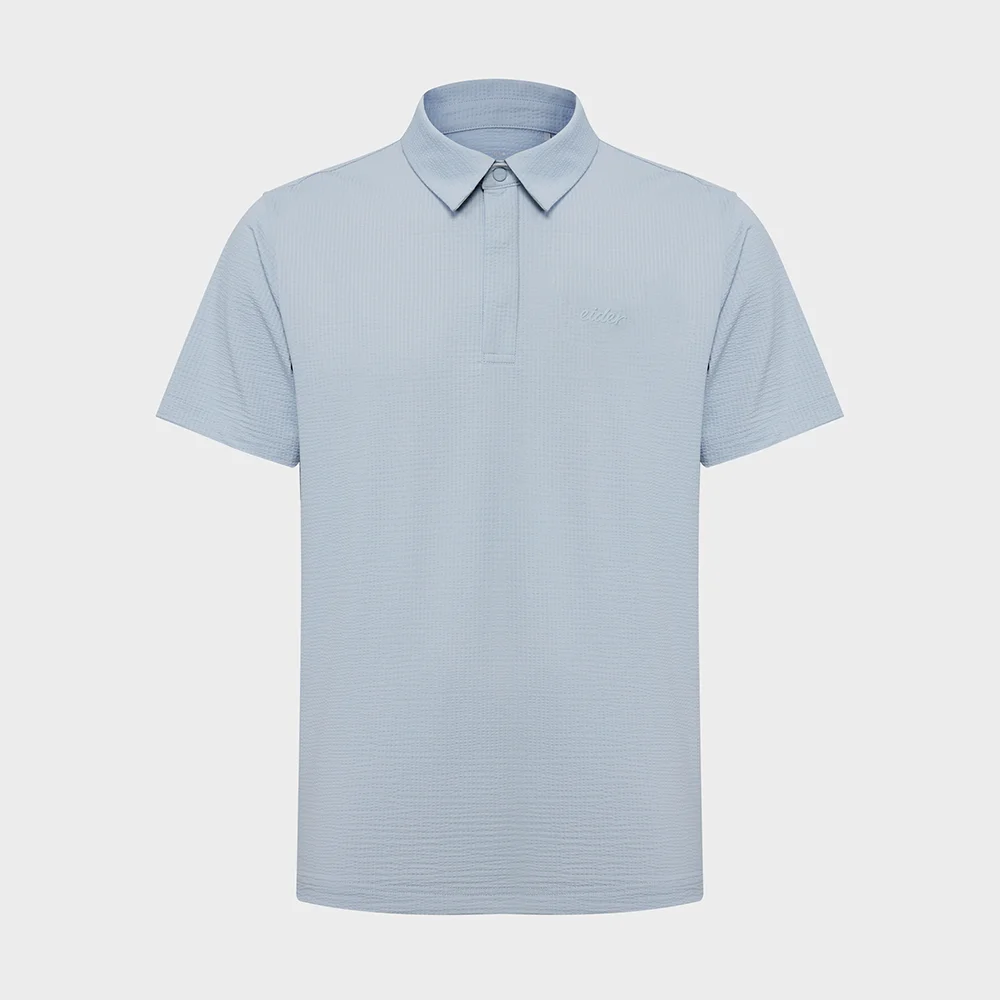 COOLUTION (Cool-lution) 男裝 氣流 短袖 Polo T恤_Blue gray_DMM26271BH