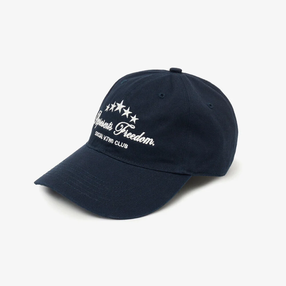 星星 基本款 水洗 純棉 棒球帽 (NAVY)