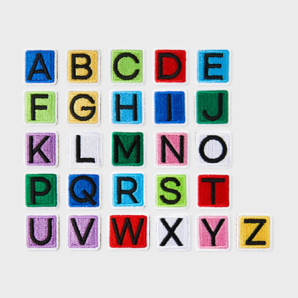 字母 徽章貼 色 (選項: A-Z)
