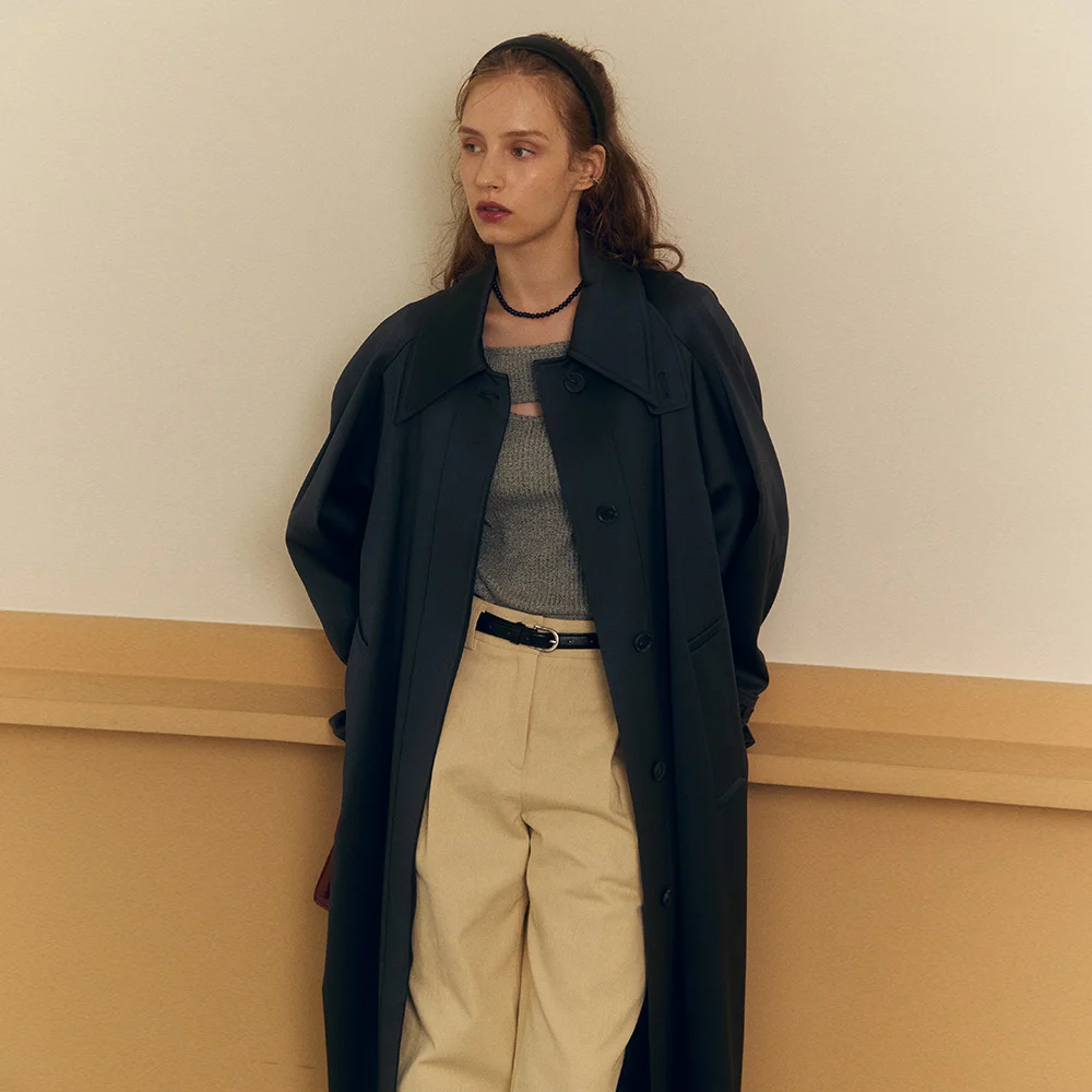 COCOON BALMACAAN TRENCH COAT (ash gray)
