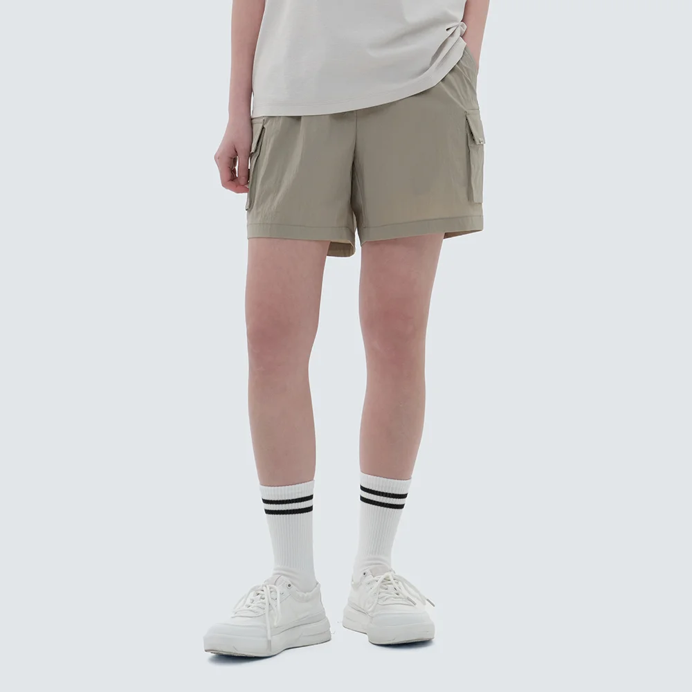 髮根 女裝 工裝 短褲 Beige (S24MWRHP61)