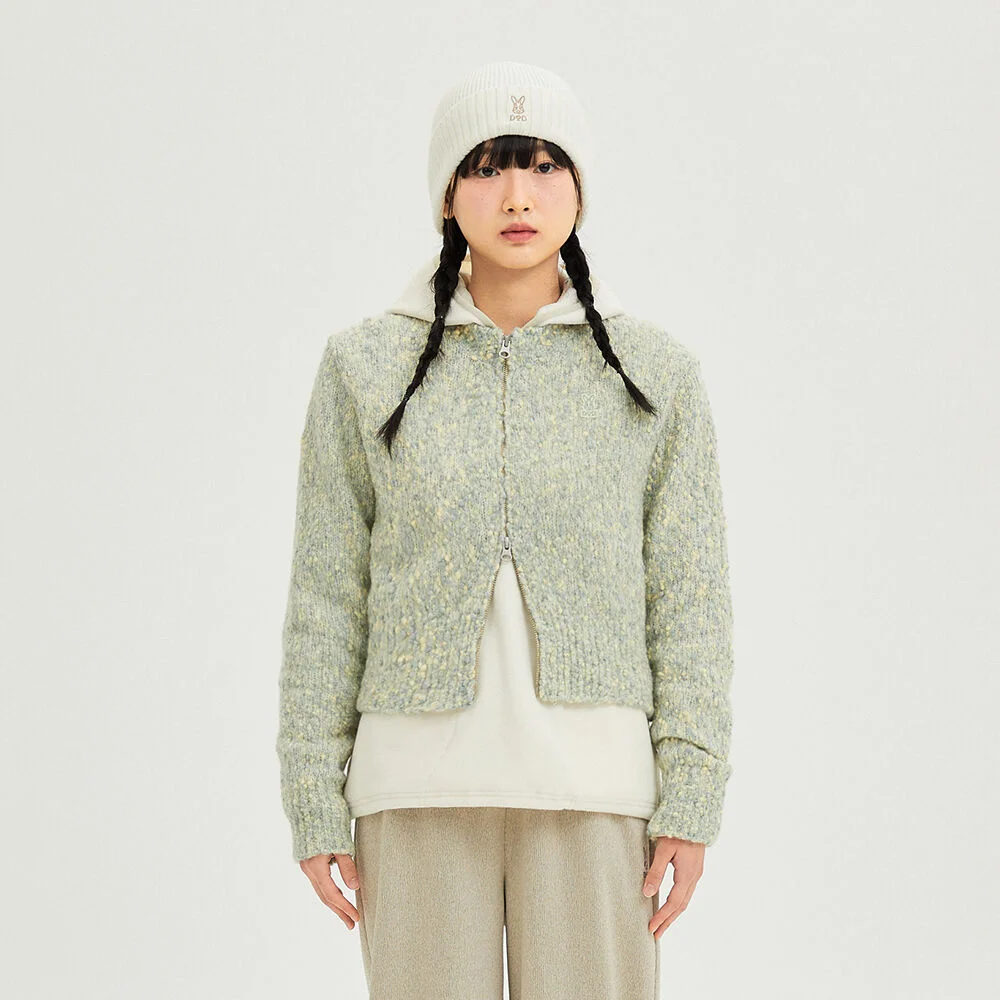 女裝) Urban Thru 針織衫 開襟外套(LIME)