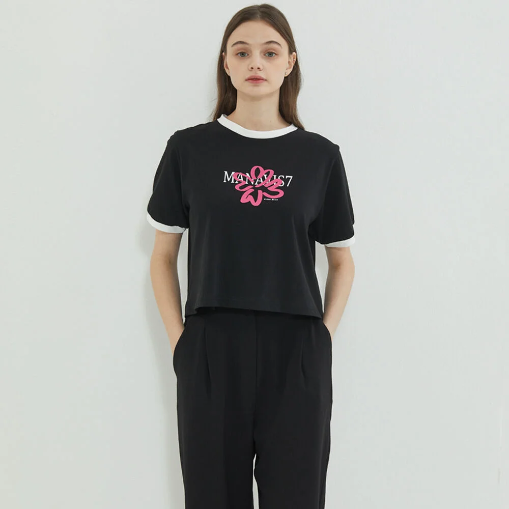 Clover Coloring Line T-shirt Black
