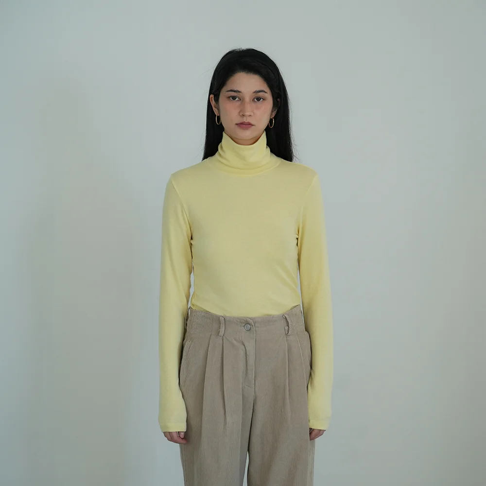 Tory turtleneck T-shirt (Yellow)