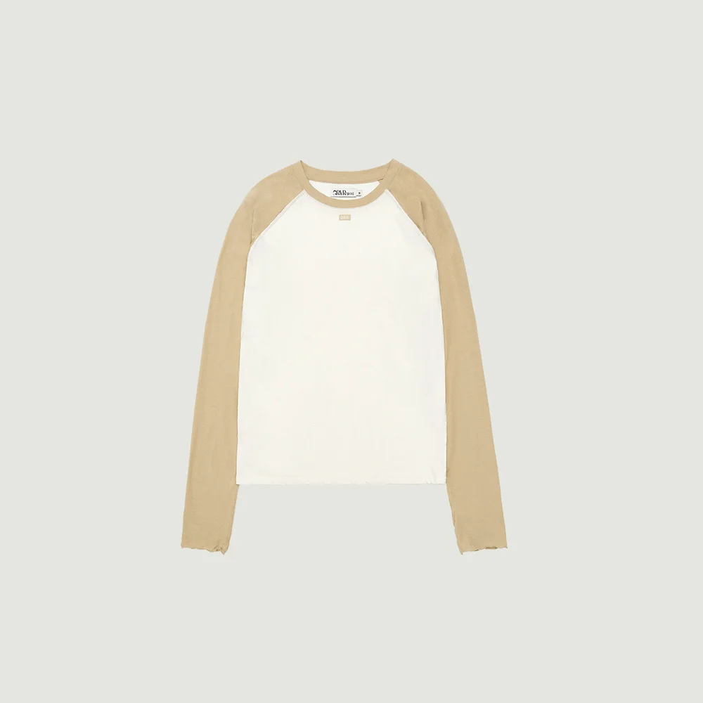 SOMA RAGLAN L/S T-SHIRT (IVORY)