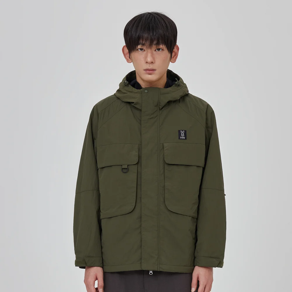 Octa 羽絨外套 連帽衫 外套(KHAKI)