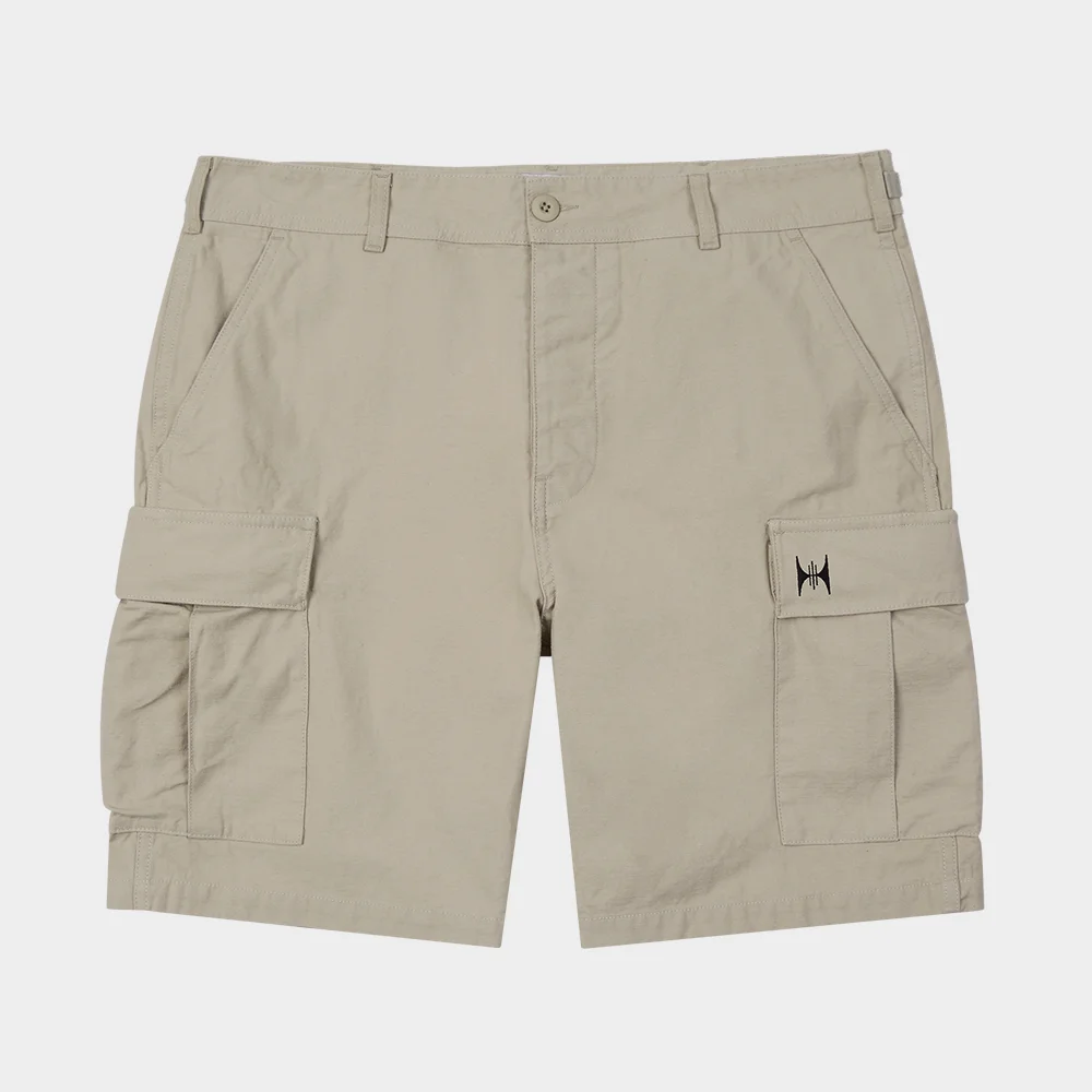 KRB Logo Cargo Shorts - Beige
