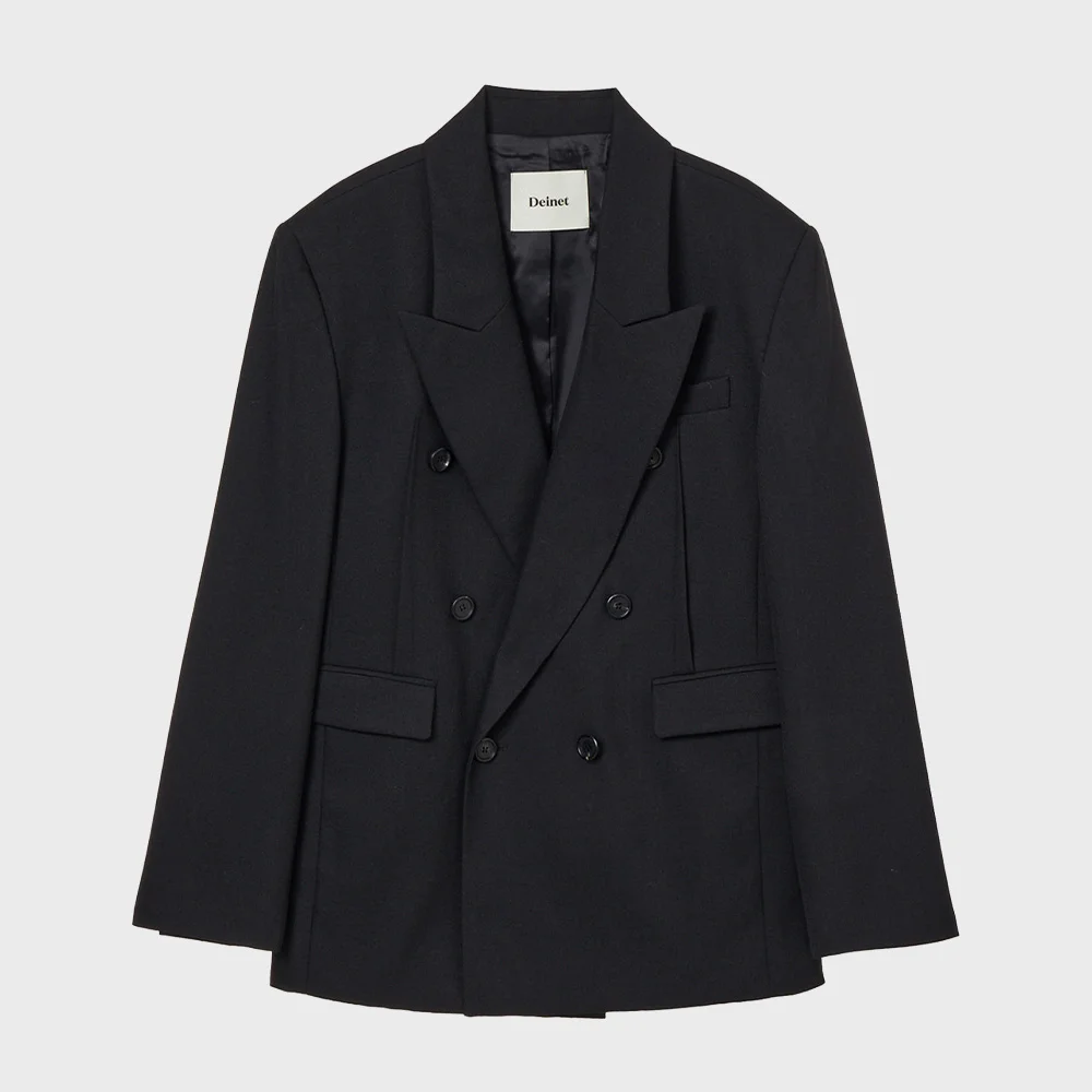 DOUBLE JACKET IN BLACK