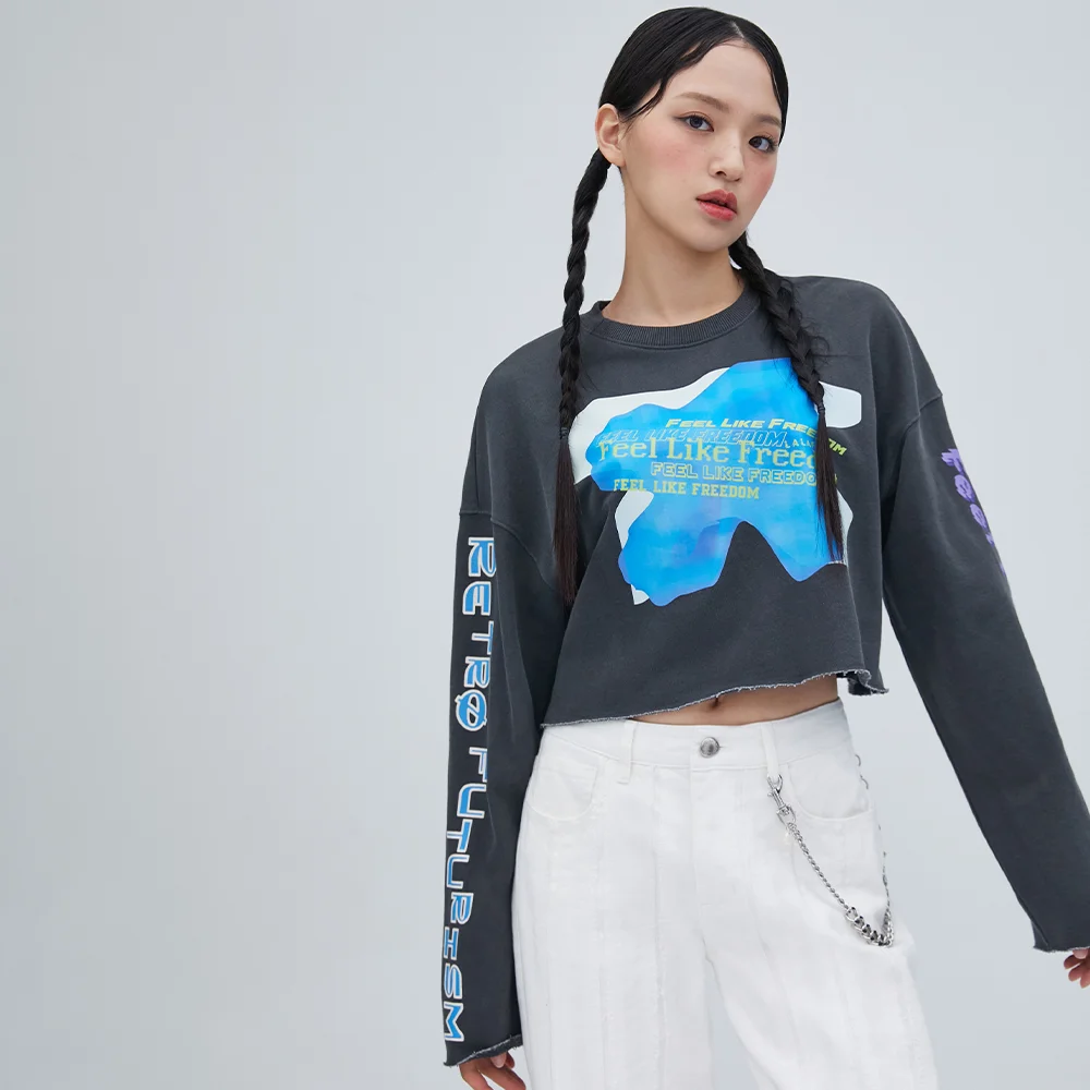 FREEDOM SWEATSHIRTS CHARCOAL BP3CL010