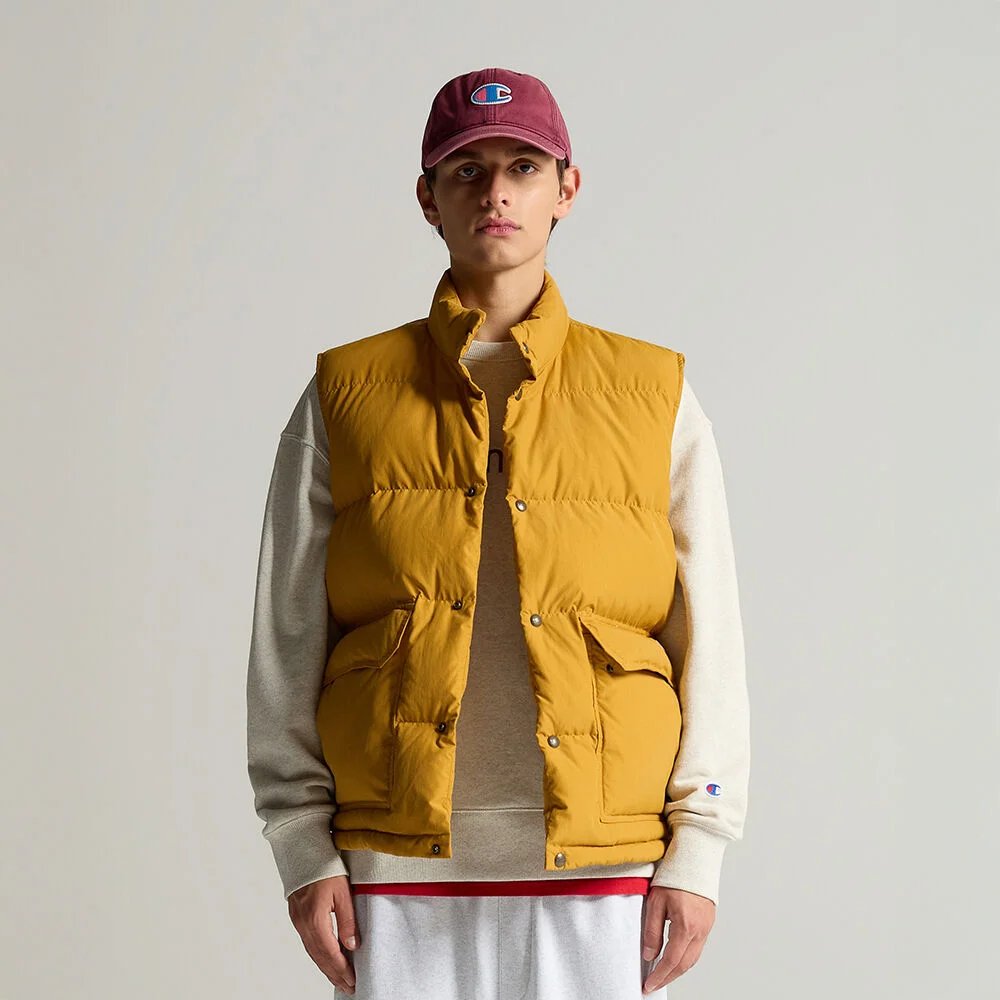 經典傳承 C標誌 Puffer Down Mustard