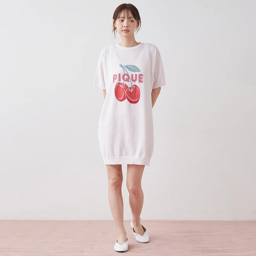 SMOOTHIE Fruits 提花 連衣裙 PWNO262054