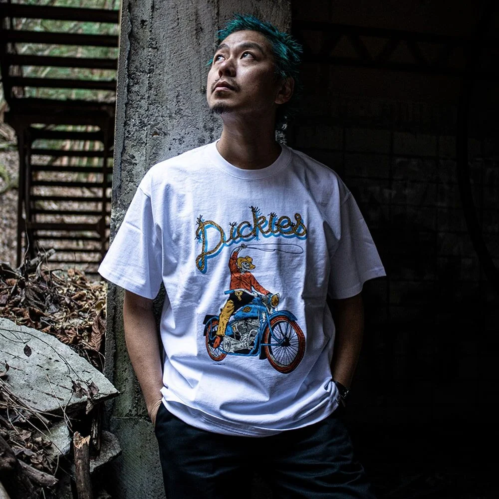 Dickies X Hirotton 騎行 T恤 White