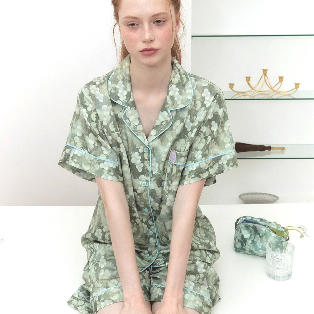 green grape summer pajama 睡衣