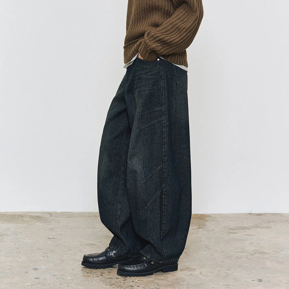 Balloon Wide Rib Jeans DCPT067DBlue
