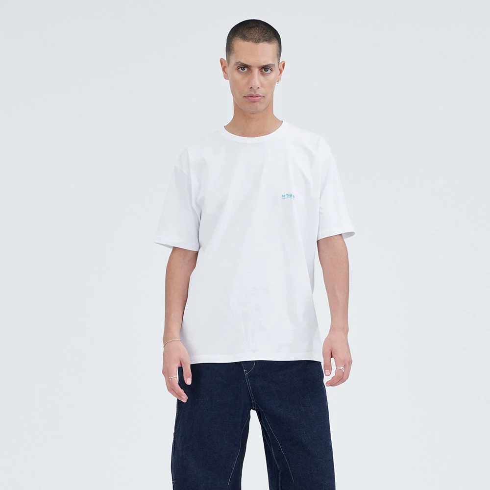 (M) HGBB LOGO TSHIRTS (WHITE)