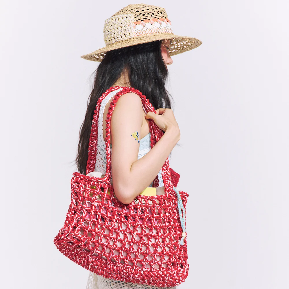 WATERY TRAVEL NET RED