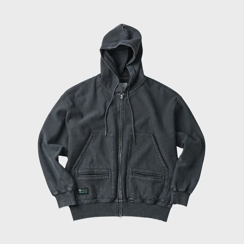 Angler Zip-Up Parka AZUAM26230GYD