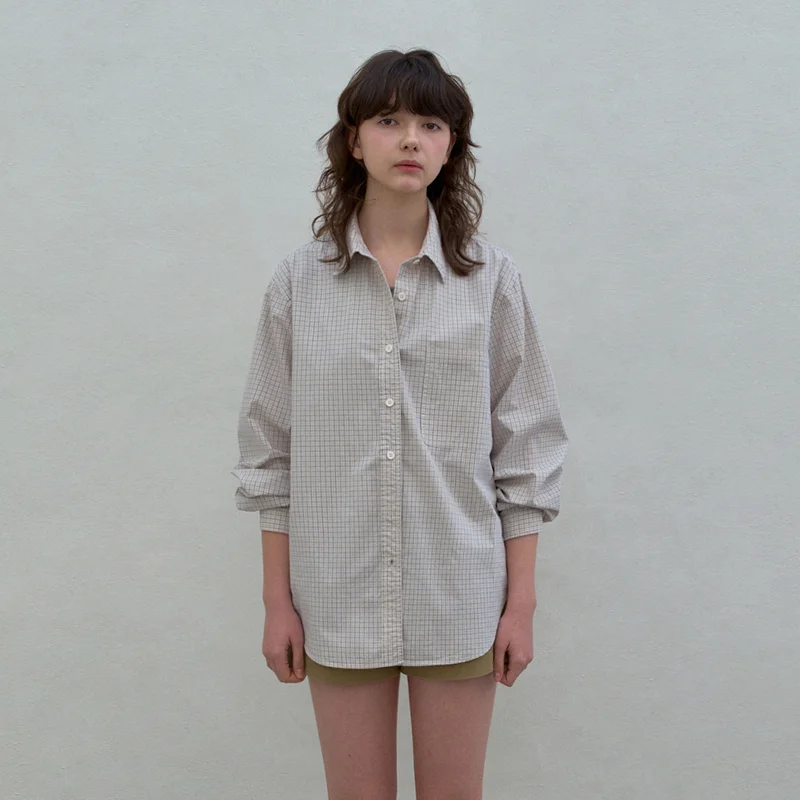 經典 口袋 襯衫_Plaid