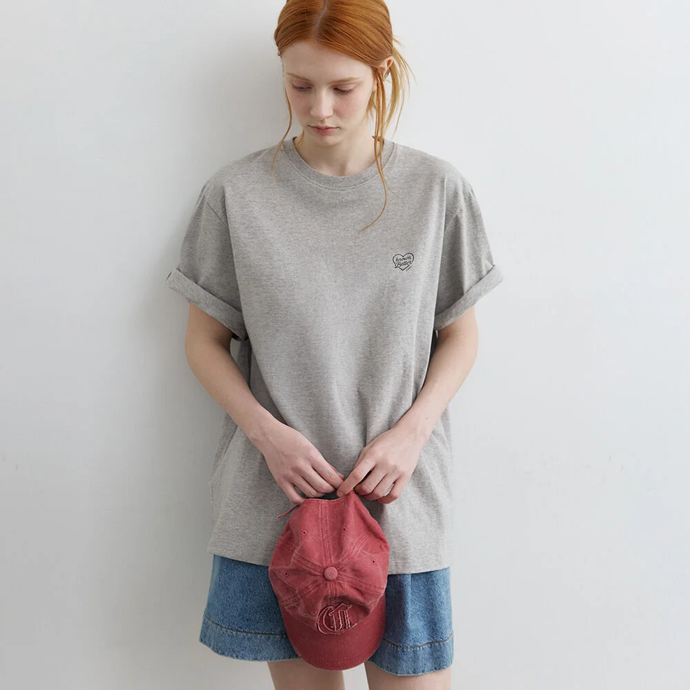 Symbol logo T-shirt _Melange gray
