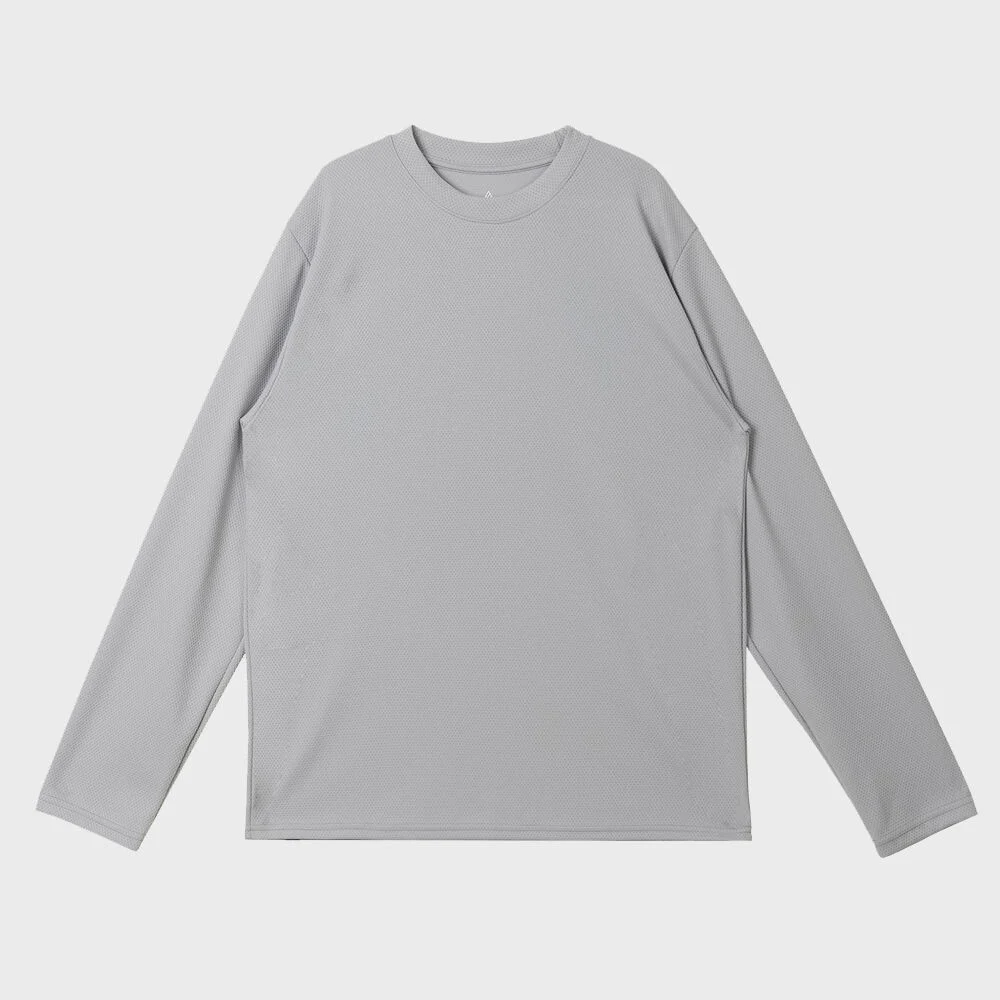 HH WAFFLE Long Sleeve Tee (GREY)
