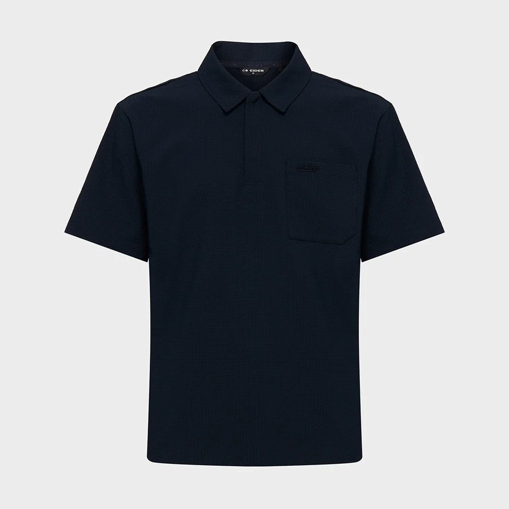 WIND SUCKER (防風 泡泡紗) 男裝 短袖 Polo T恤_Dark Navy_DMM26265N9