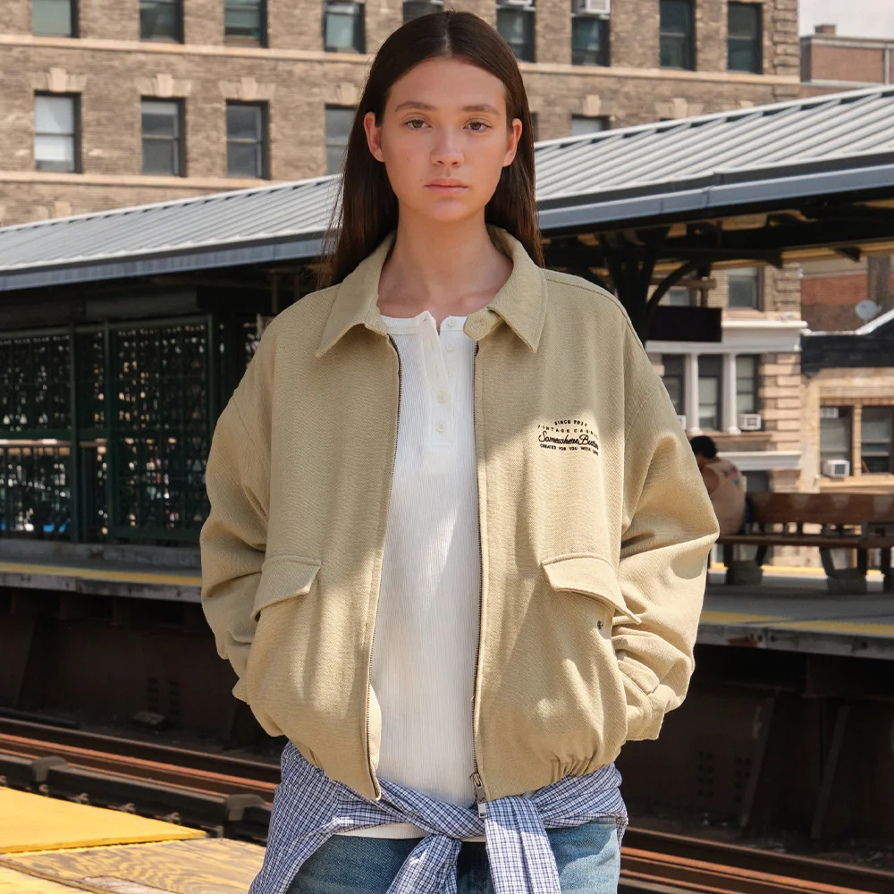 Baron Pigment Blouson - Beige