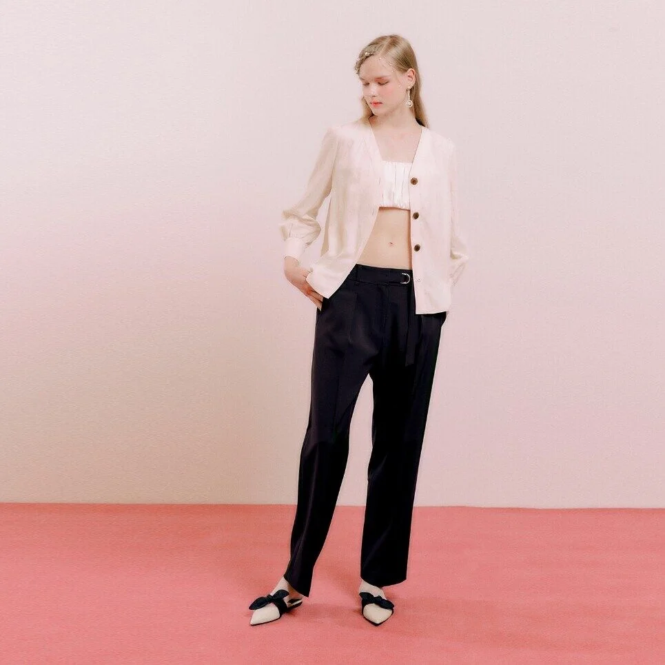 half strap straight pants SWSLLI0100