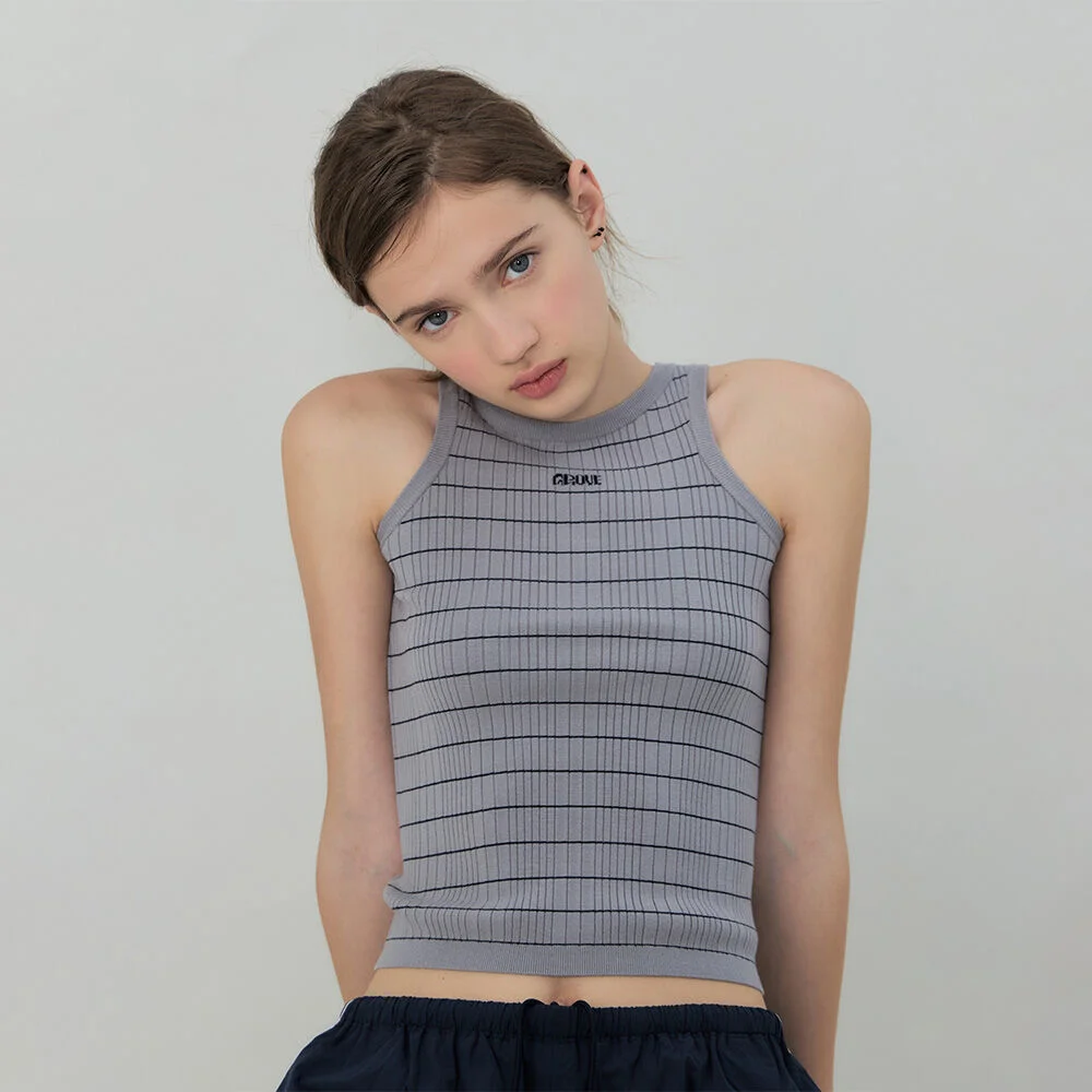 BAILEY SLEEVELESS KNIT (GREY)