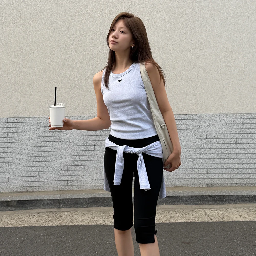 (W)Technol-OV COMFY FLEX CAPRI LEGGINGS (BLACK)