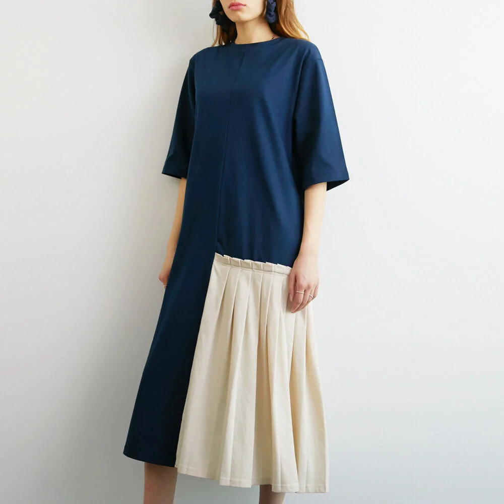 COMPOSURE DRESS_NAVY