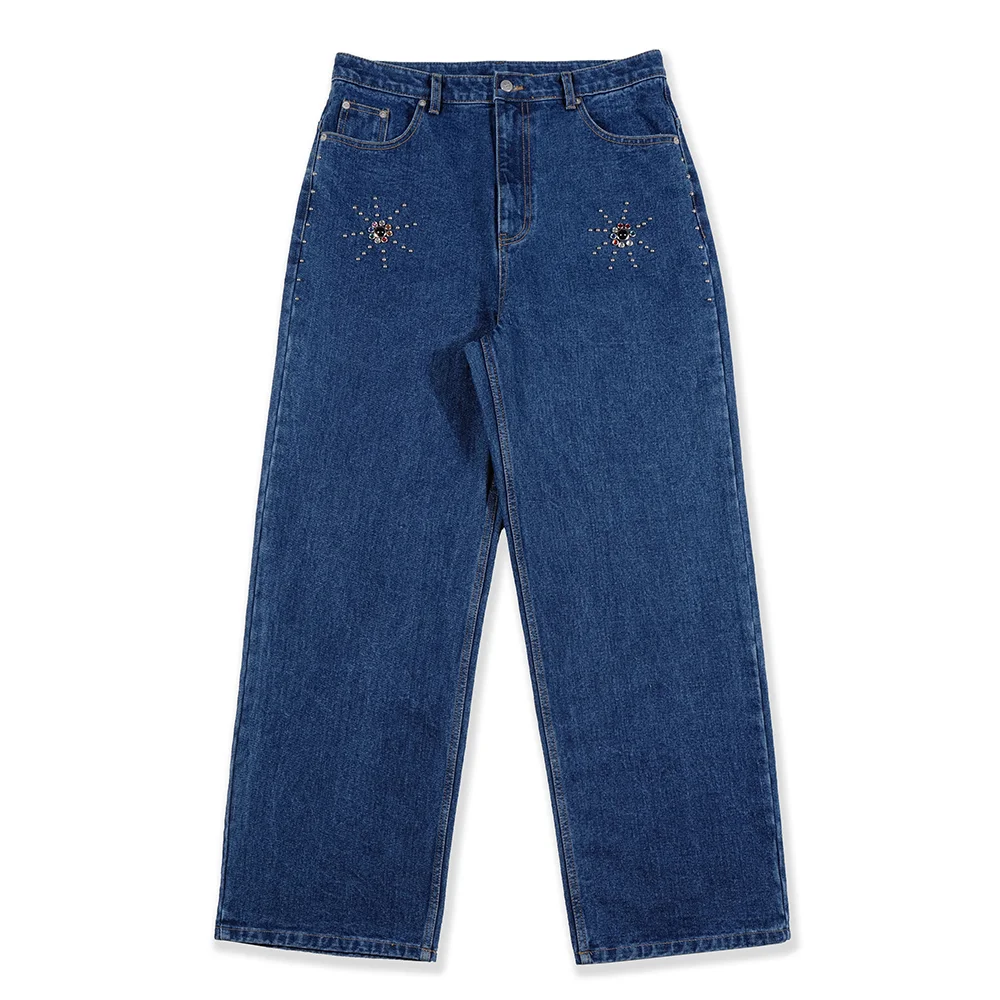 SUN RIVET DENIM PANTS