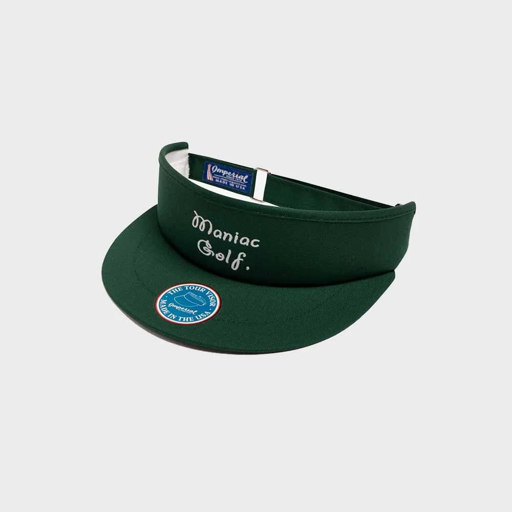 The Cotton Cloth Imperial Tour Visor GREEN